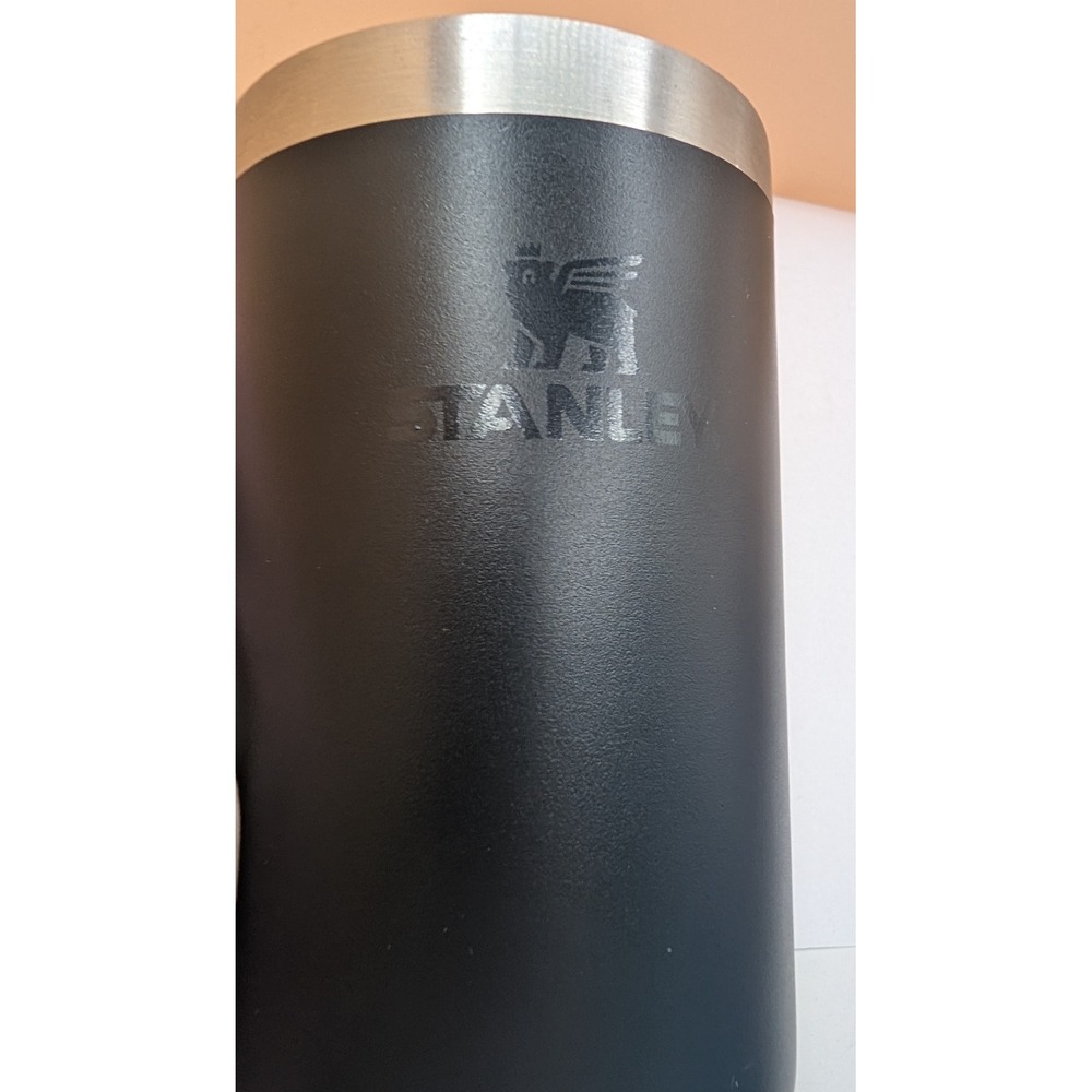 Stanley Adventure Stacking Vacuum Pint 10oz Matte Black Stainless Steel Tumbler